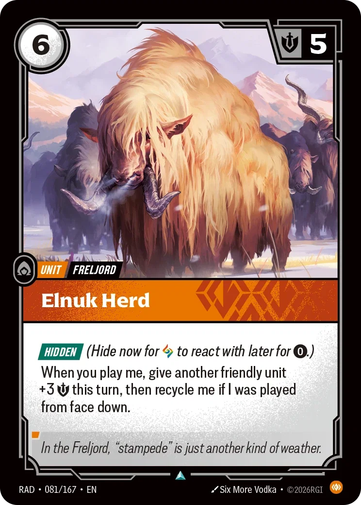 Elnuk Herd RAD-081/167 Riftbound Radiance