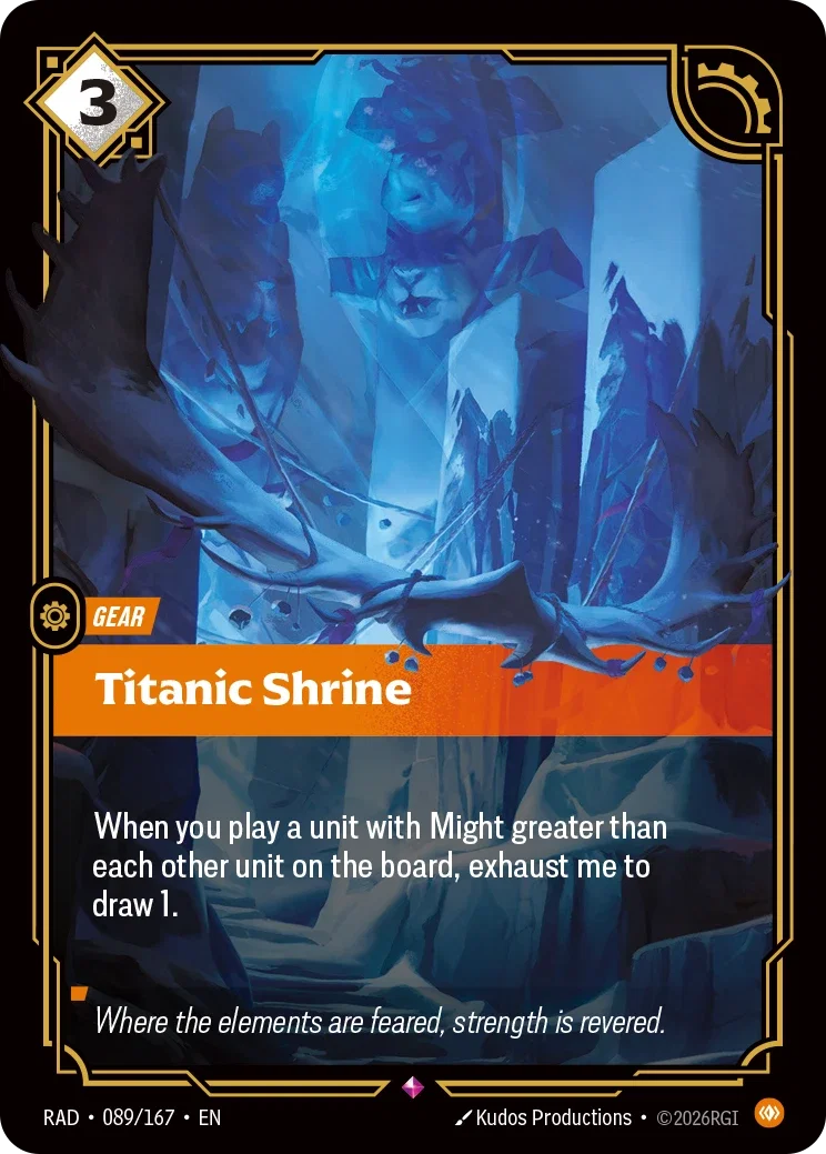 Titanic Shrine RAD-089/167 Riftbound Radiance