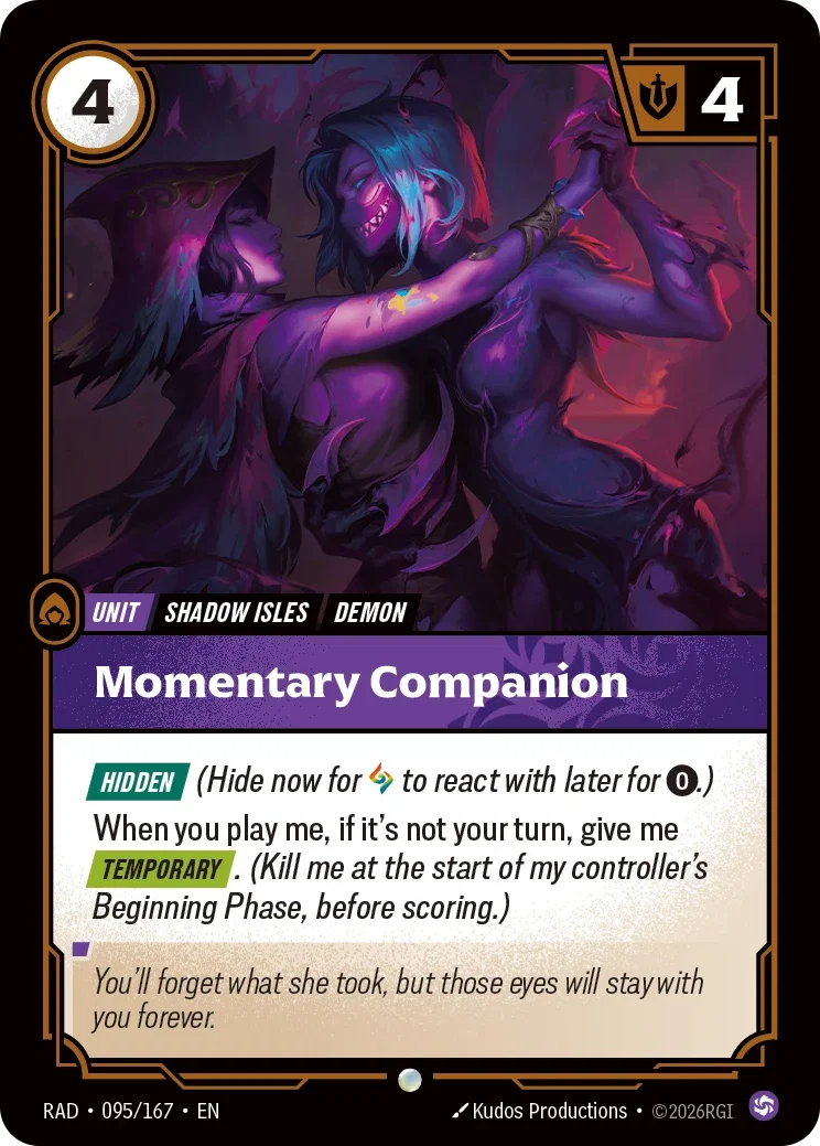 Momentary Companion RAD-095/167 Riftbound Radiance
