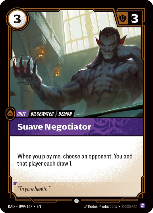 Suave Negotiator RAD-099/167 Riftbound Radiance