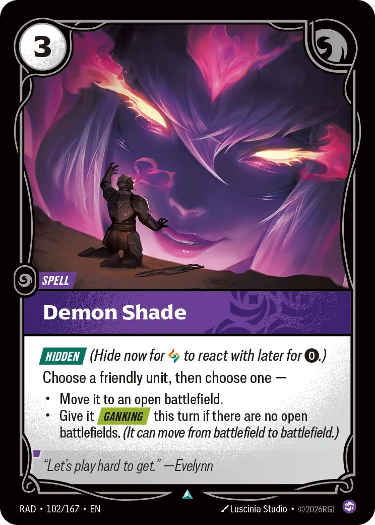 Demon Shade RAD-102/167 Riftbound Radiance