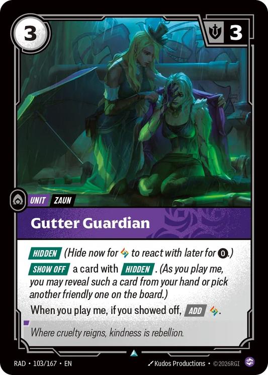 Gutter Guardian RAD-103/167 Riftbound Radiance
