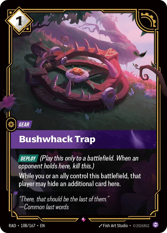 Bushwhack Trap RAD-108/167 Riftbound Radiance