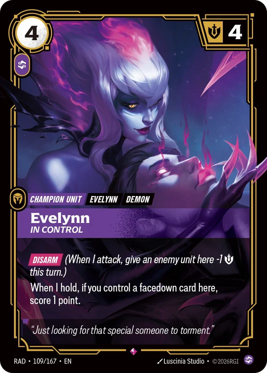 Evelynn, In Control RAD-109/167 Riftbound Radiance
