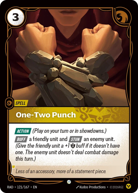 One-Two Punch (Foiled) RAD-121/167 (Foiled) Riftbound Radiance