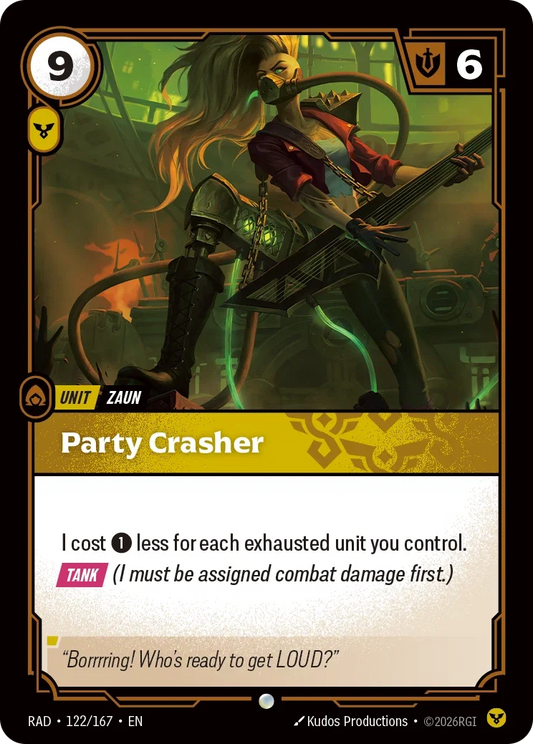 Party Crasher (Foiled) RAD-122/167 (Foiled) Riftbound Radiance