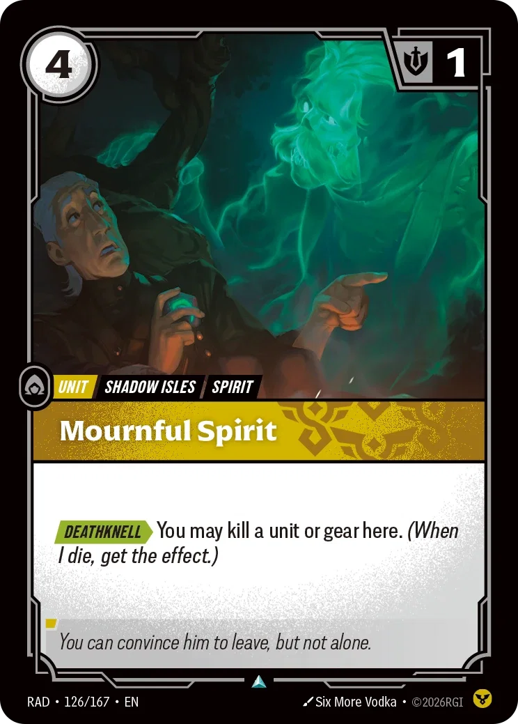 Mournful Spirit RAD-126/167 Riftbound Radiance