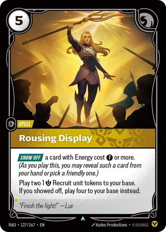 Rousing Display RAD-127/167 Riftbound Radiance