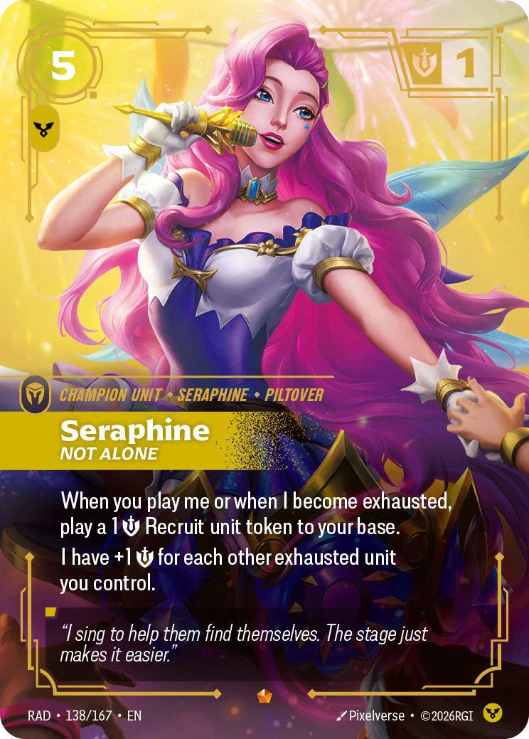 Seraphine, Not Alone RAD-138/167 Riftbound Radiance