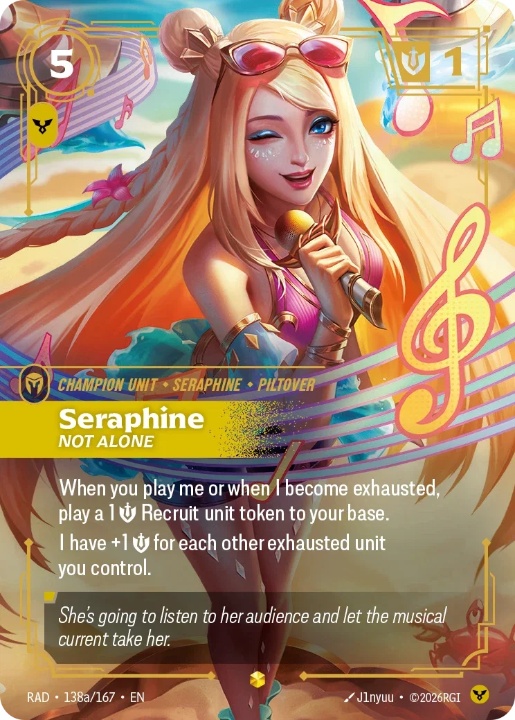 Seraphine, Not Alone RAD-138A/167 Riftbound Radiance