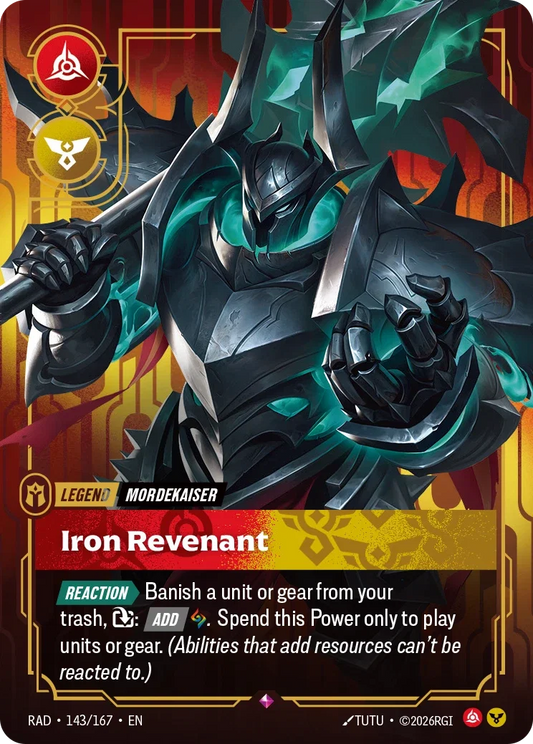 Mordekaiser, Iron Revenant RAD-143/167 Riftbound Radiance