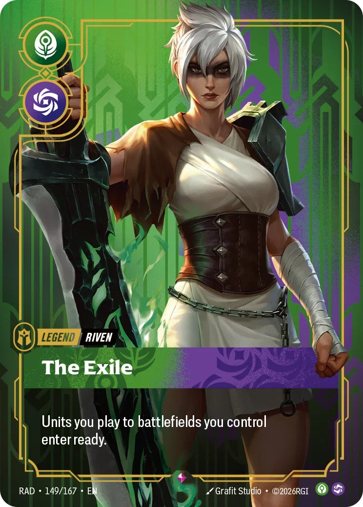Riven, The Exile RAD-149/167 Riftbound Radiance