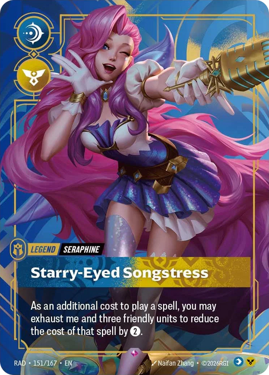 Seraphine, Starry-Eyed Songstress RAD-151/167 Riftbound Radiance