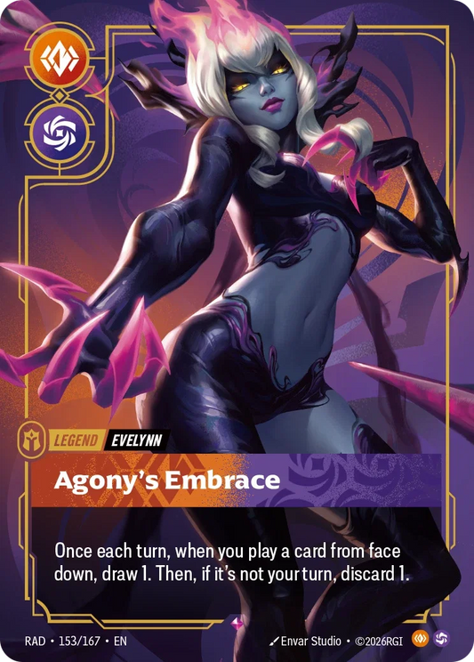 Evelynn, Agony's Embrace RAD-153/167 Riftbound Radiance