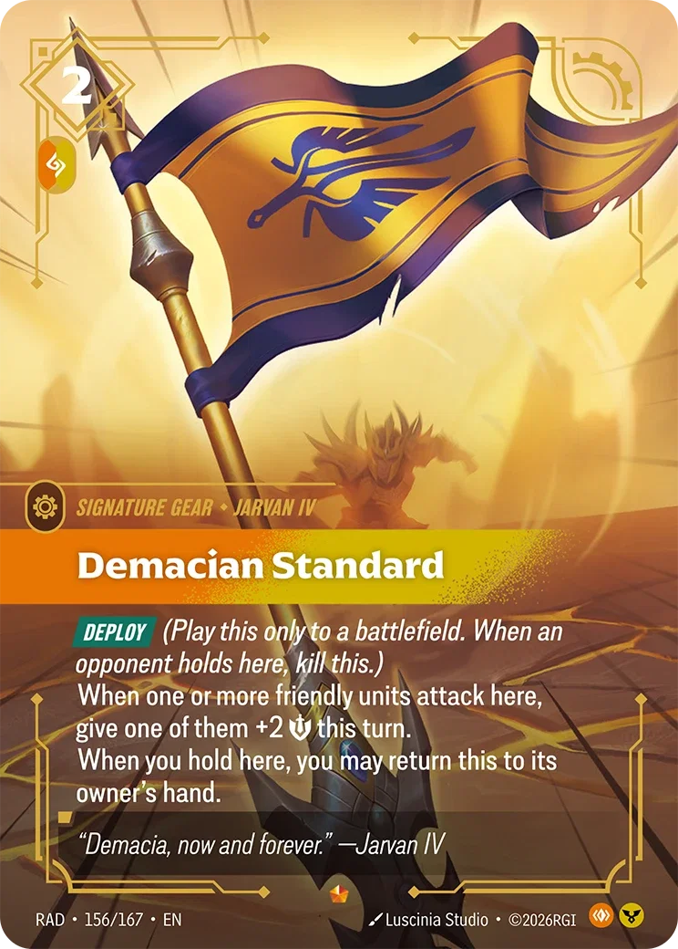 Demacian Standard RAD-156/167 Riftbound Radiance