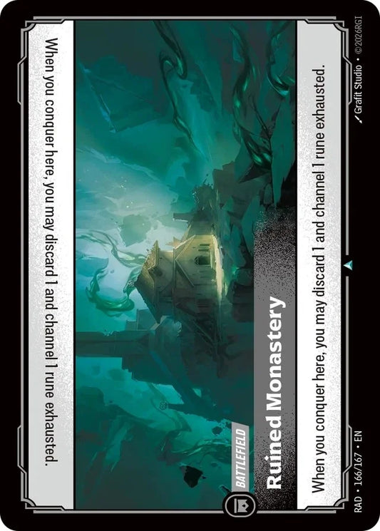 Ruined Monastery (Foiled) RAD-166/167 (Foiled) Riftbound Radiance