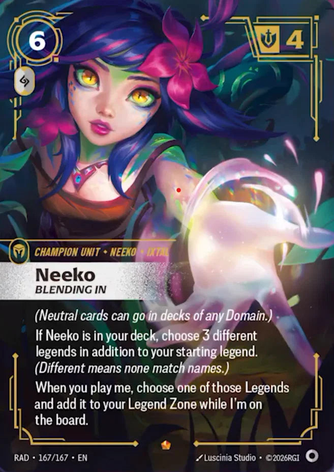 Neeko, Blending In RAD-167/167 Riftbound Radiance