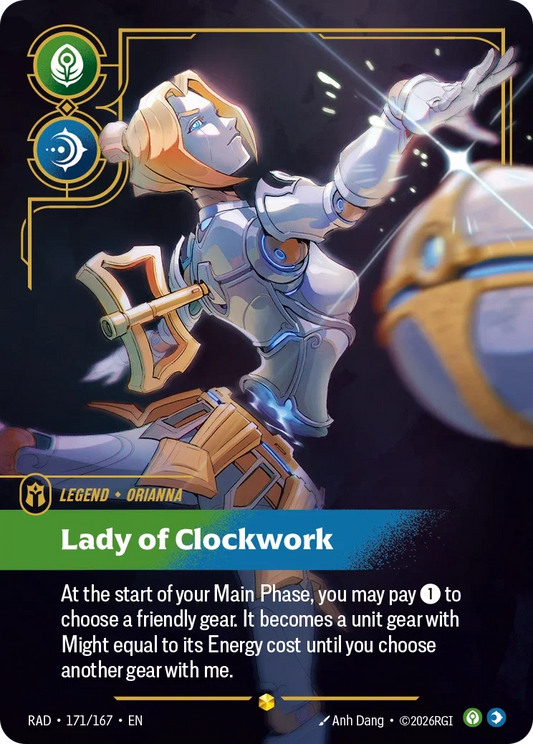 Orianna, Lady of Clockwork RAD-171/167 Riftbound Radiance