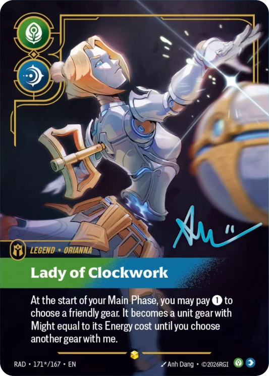 Orianna, Lady of Clockwork RAD-171*/167 Riftbound Radiance