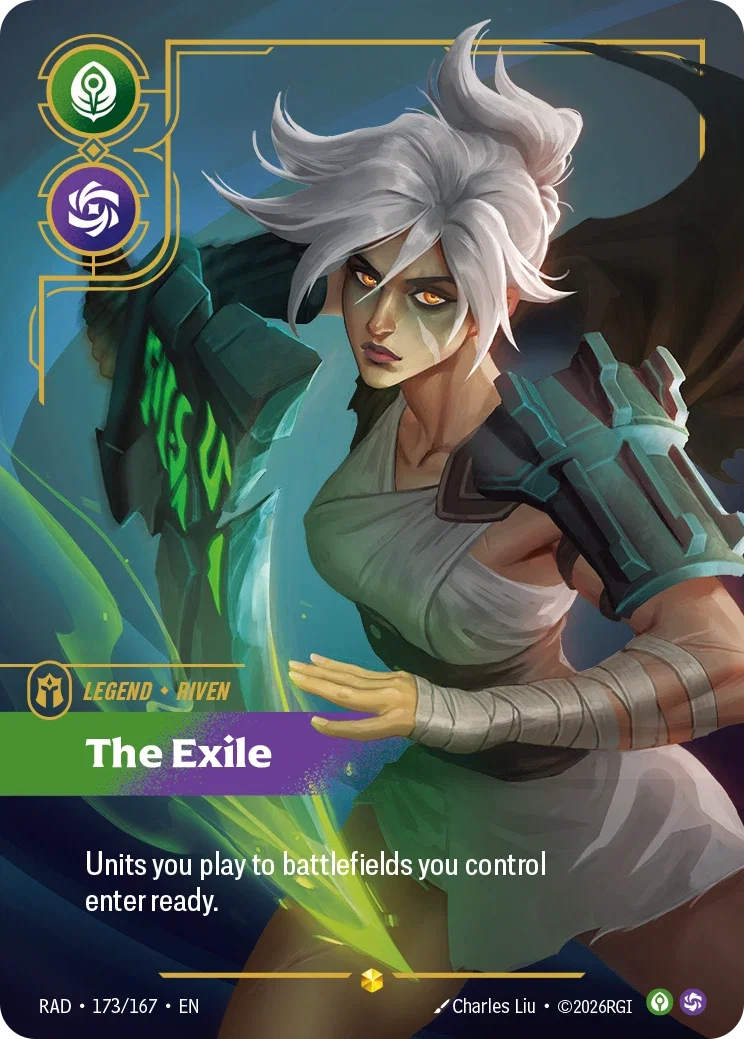 Riven, The Exile RAD-173/167 Riftbound Radiance