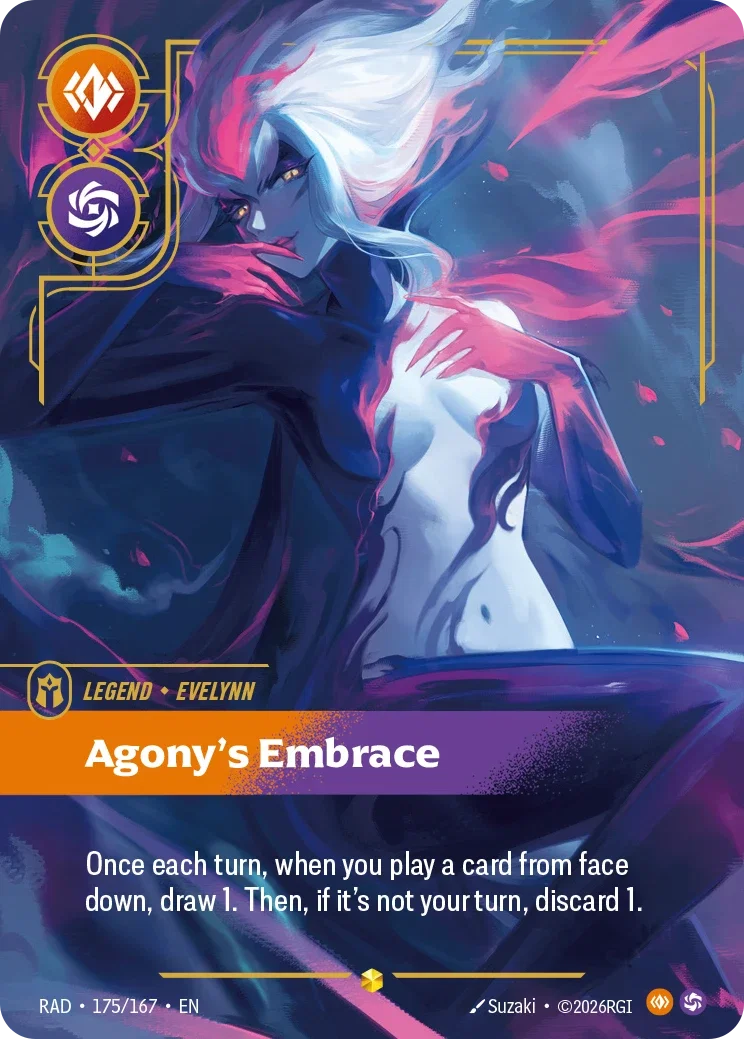 Evelynn, Agony's Embrace RAD-175/167 Riftbound Radiance