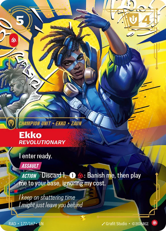 Ekko, Revolutionary RAD-177/167 Riftbound Radiance