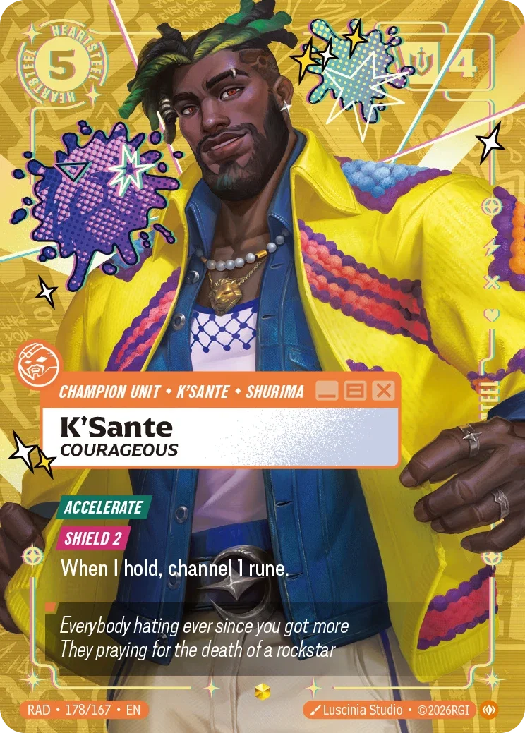 K'Sante, Courageous RAD-178/167 Riftbound Radiance