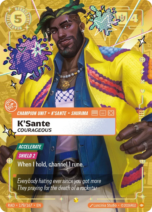 K'Sante, Courageous RAD-178/167 Riftbound Radiance