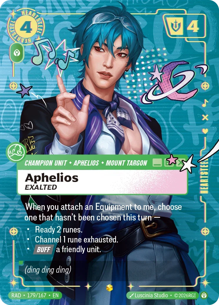 Aphelios, Exalted RAD-179/167 Riftbound Radiance