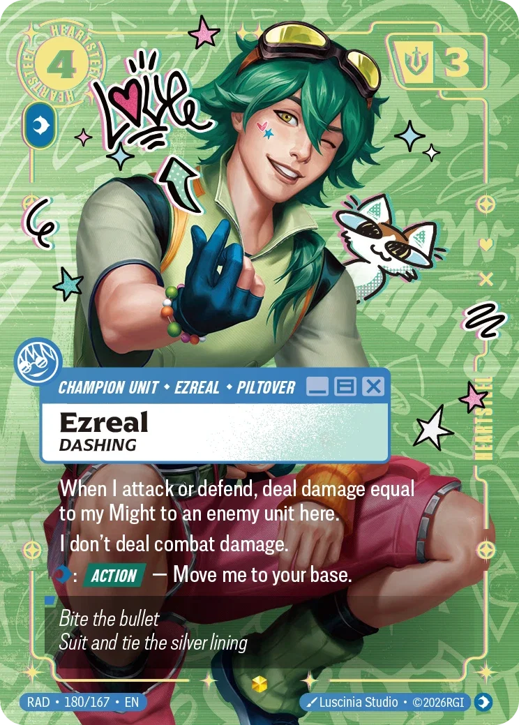 Ezreal, Dashing RAD-180/167 Riftbound Radiance
