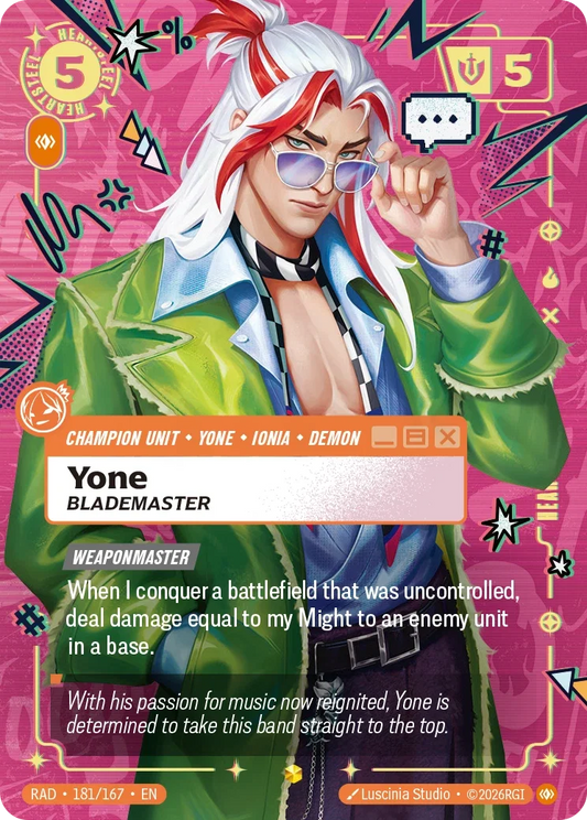 Yone, Blademaster RAD-181/167 Riftbound Radiance