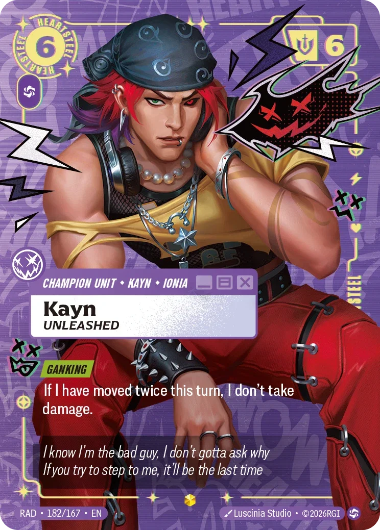 Kayn, Unleashed RAD-182/167 Riftbound Radiance