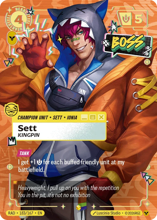 Sett, Kingpin RAD-183/167 Riftbound Radiance