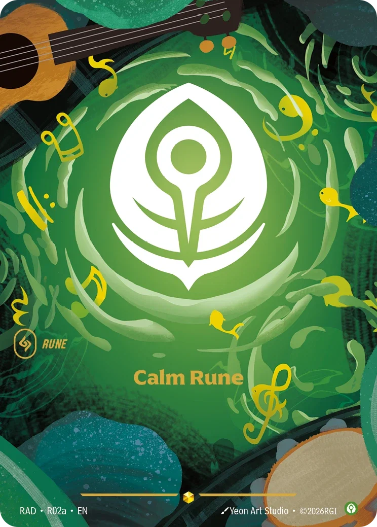 Calm Rune RAD-R02A Riftbound Radiance
