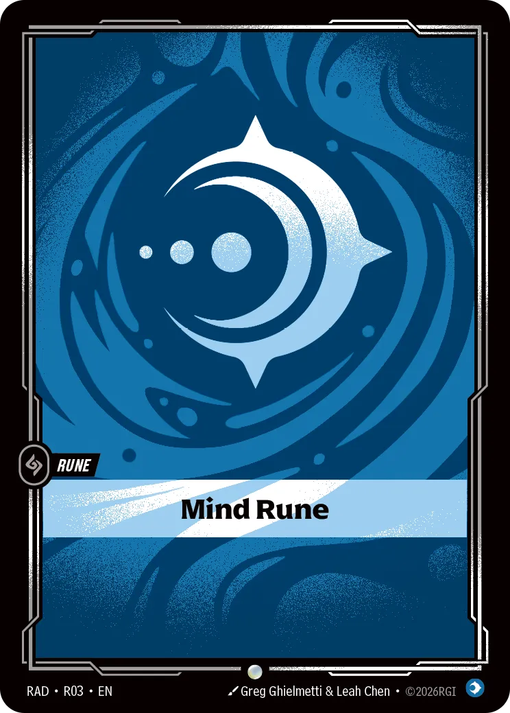 Mind Rune RAD-R03 Riftbound Radiance