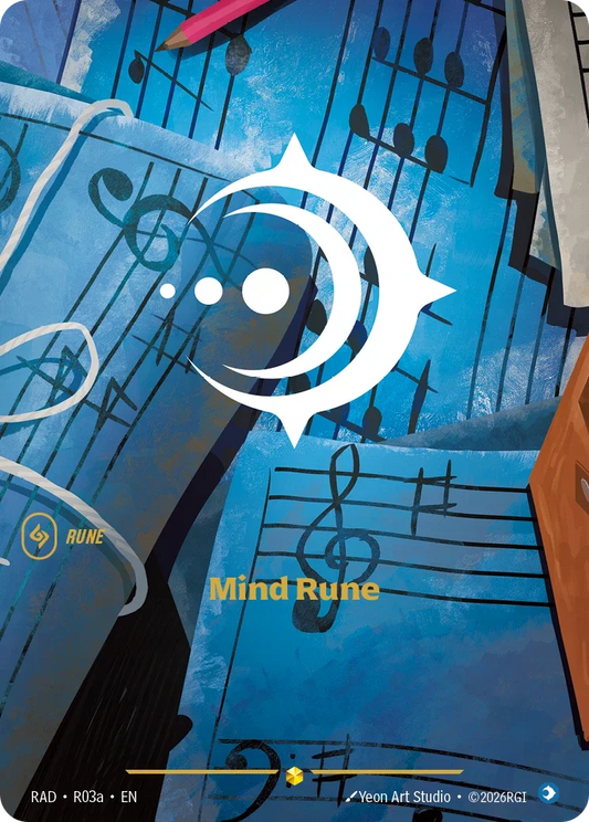 Mind Rune RAD-R03A Riftbound Radiance