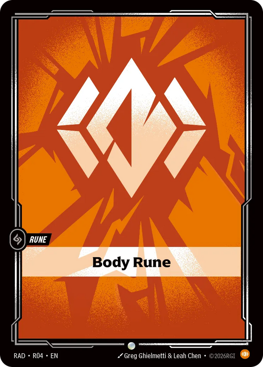 Body Rune RAD-R04 Riftbound Radiance