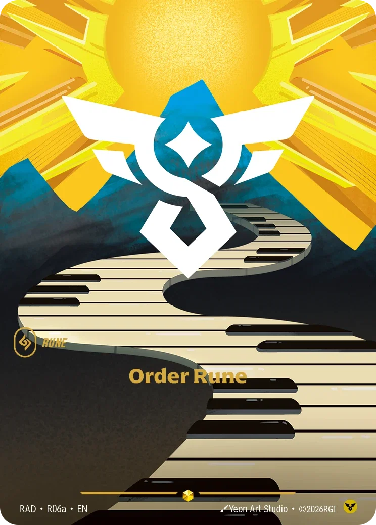 Order Rune RAD-R06A Riftbound Radiance