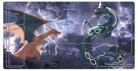 Pokémon TCG Charizard vs Rayquaza Playmat – Japanese Official
