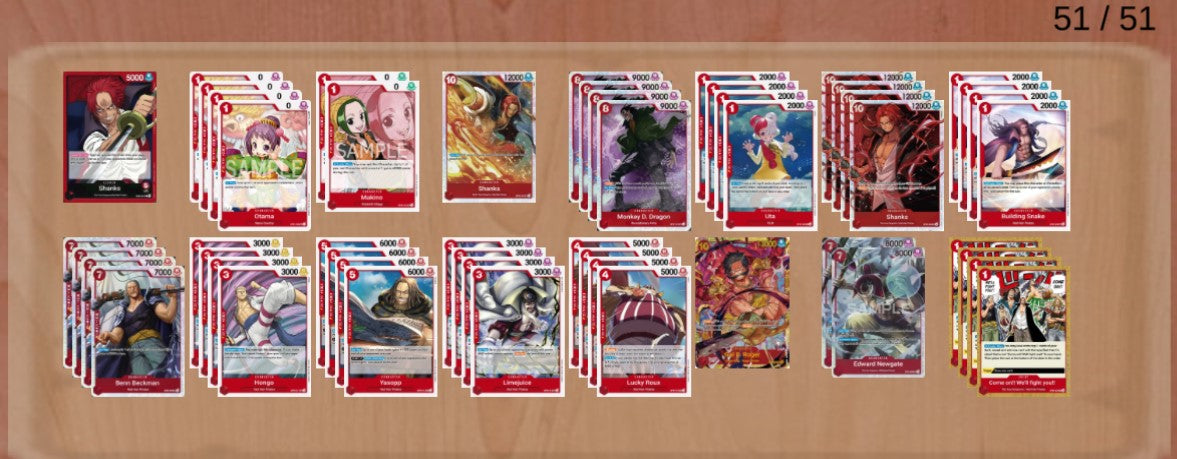 OP09 Red Shanks Pre-Made Deck