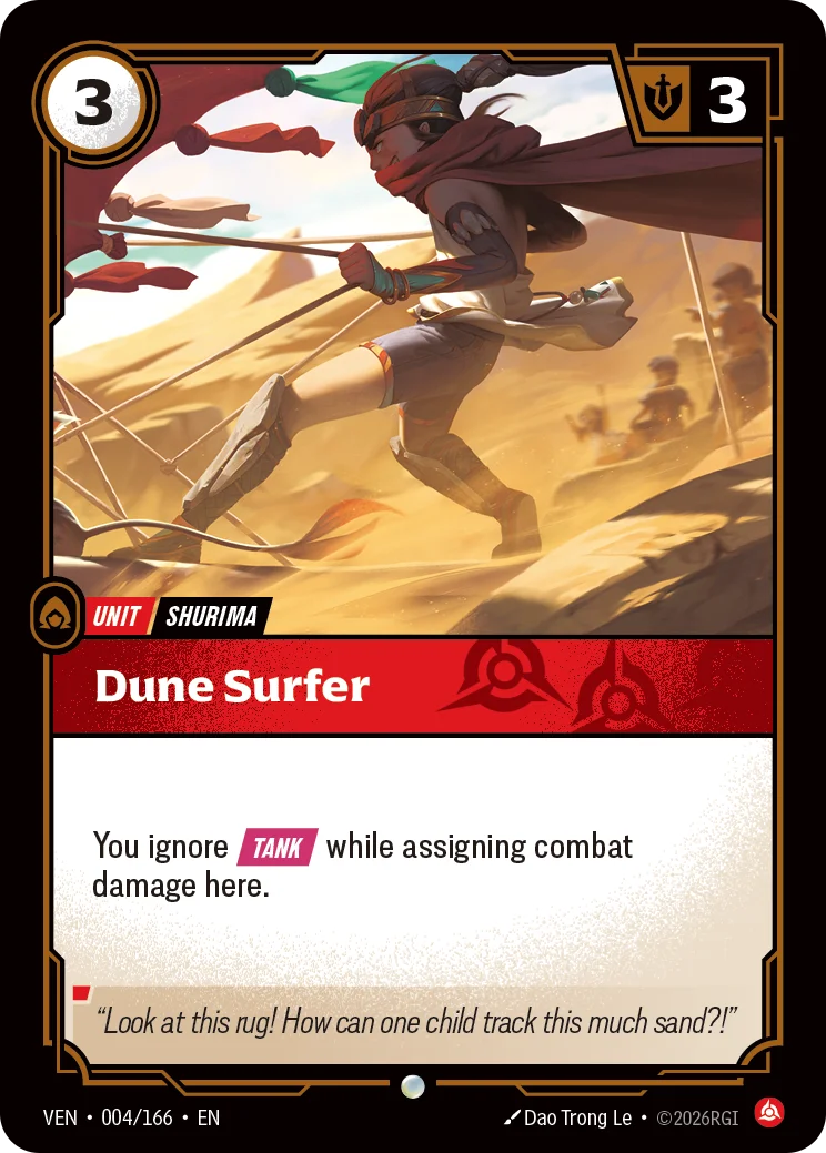Dune Surfer VEN-004/166 Riftbound Vendetta