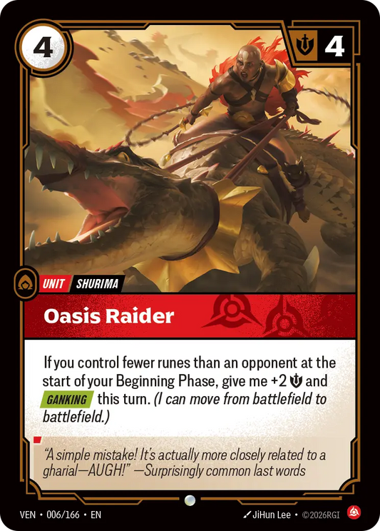 Oasis Raider VEN-006/166 Riftbound Vendetta