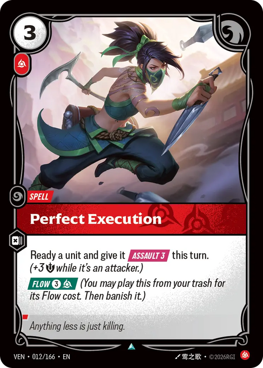 Perfect Execution VEN-012/166 (Foiled) Riftbound Vendetta