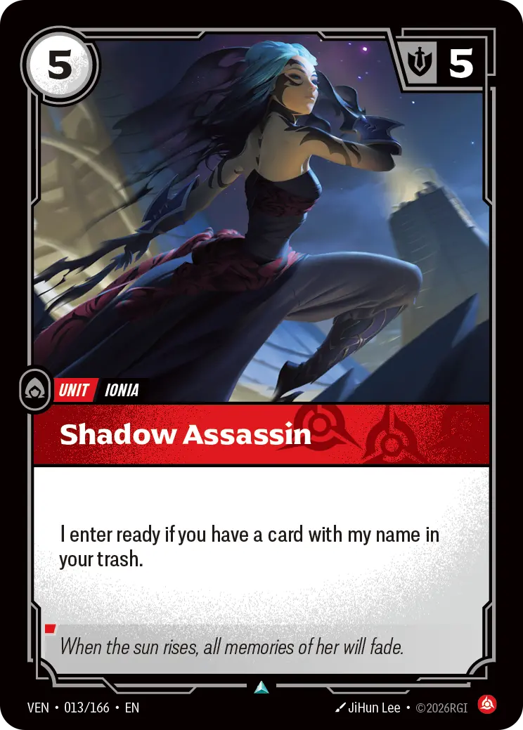 Shadow Assassin VEN-013/166 Riftbound Vendetta
