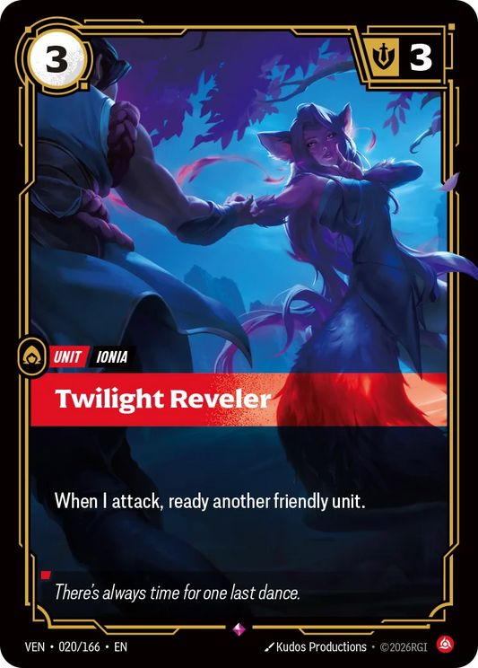 Twilight Reveler VEN-020/166 Riftbound Vendetta