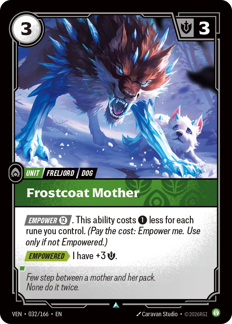 Frostcoat Mother VEN-032/166 Riftbound Vendetta
