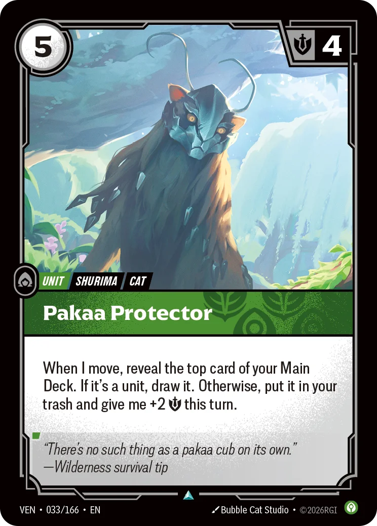 Pakaa Protector VEN-033/166 Riftbound Vendetta