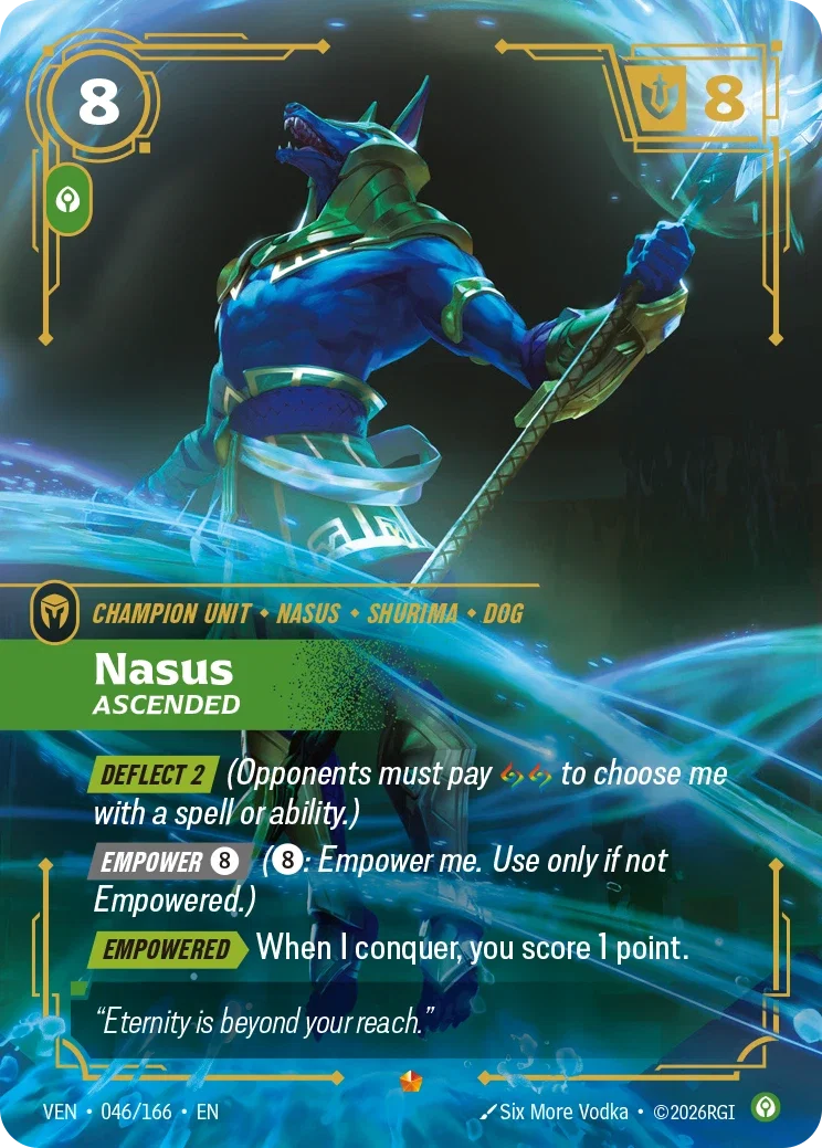 Nasus, Ascended VEN-046/166 Riftbound Vendetta