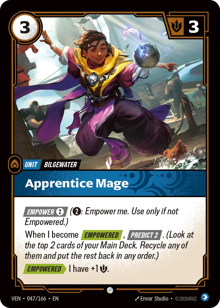 Apprentice Mage VEN-047/166 Riftbound Vendetta