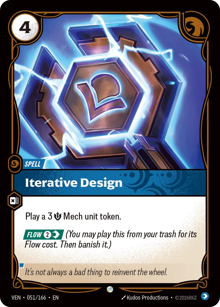 Iterative Design VEN-051/166 (Foiled) Riftbound Vendetta